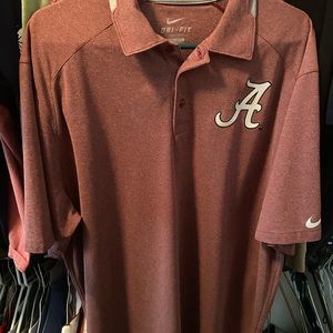 Univ of Alabama Nike Dri Fit Coaches Polo